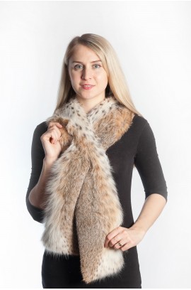 Lynx fur scarf 